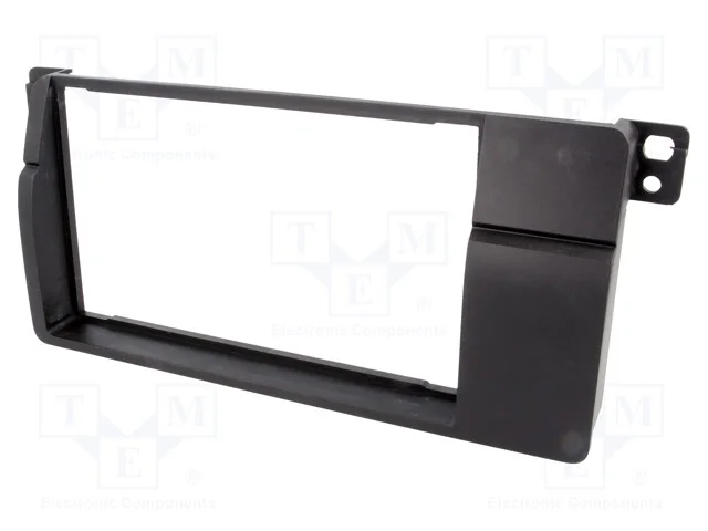 Moldura do R&aacute;dio, Bmw, 2 Din, Preta