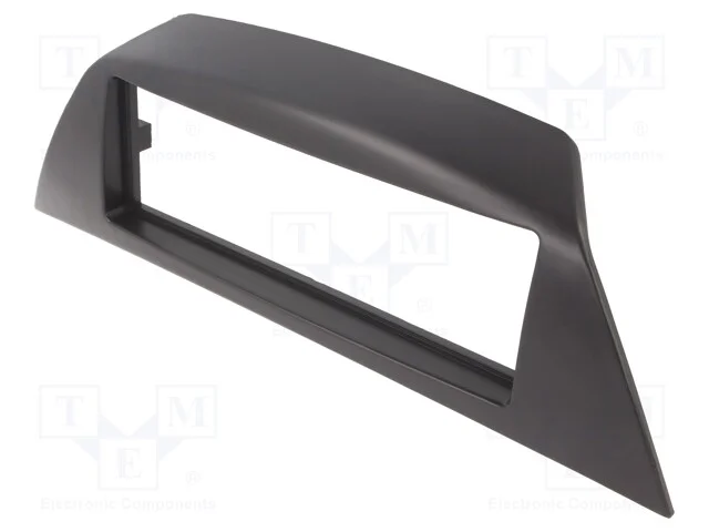 Moldura do r&aacute;dio, Renault, 1 DIN, preta