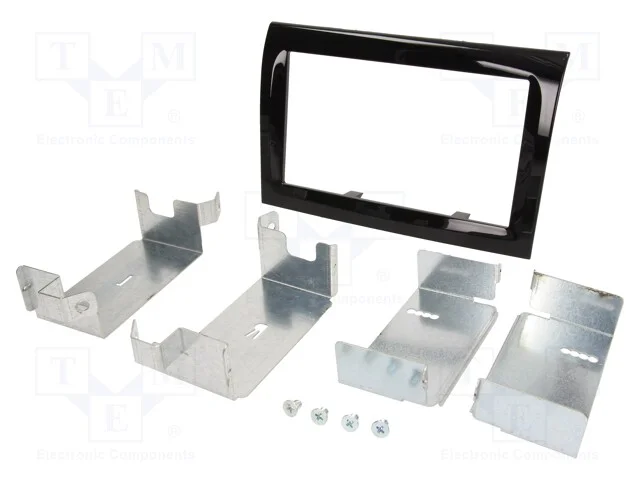 Moldura do R&aacute;dio, Citro&euml;n,Fiat,Peugeot, 2 Din, Preto Brilhante