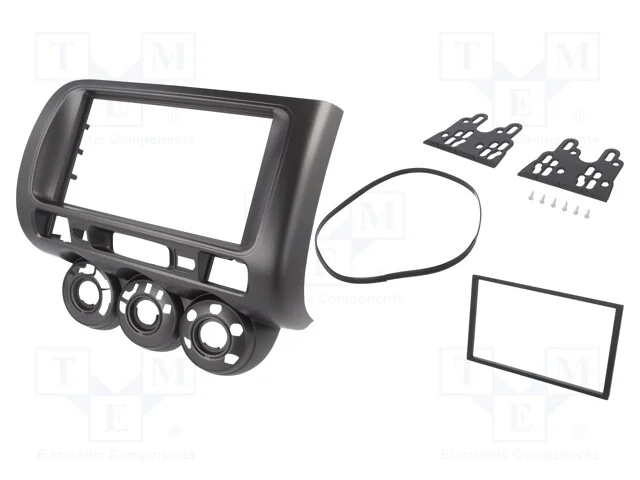 Moldura do r&aacute;dio, Honda, 2 DIN, antracito