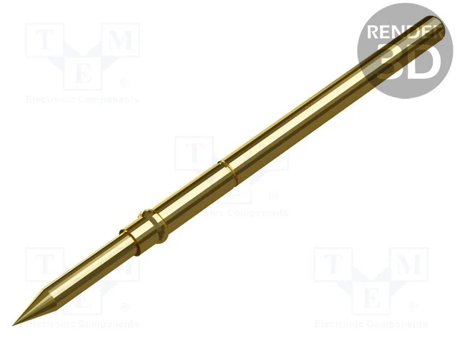 Agulha para teste, Flex&atilde;o das molas de trabalho: .