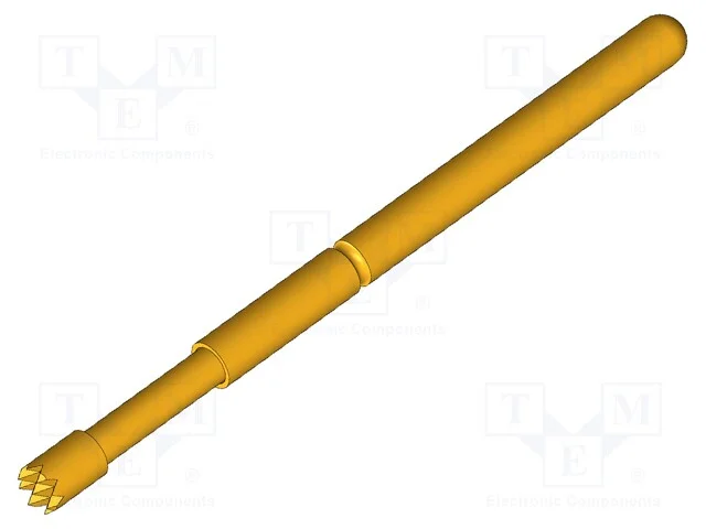 Agulha para teste, Flex&atilde;o das molas de trabalho: .