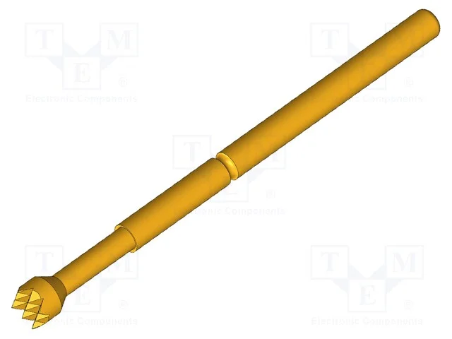 Agulha para teste, Flex&atilde;o das molas de trabalho: .