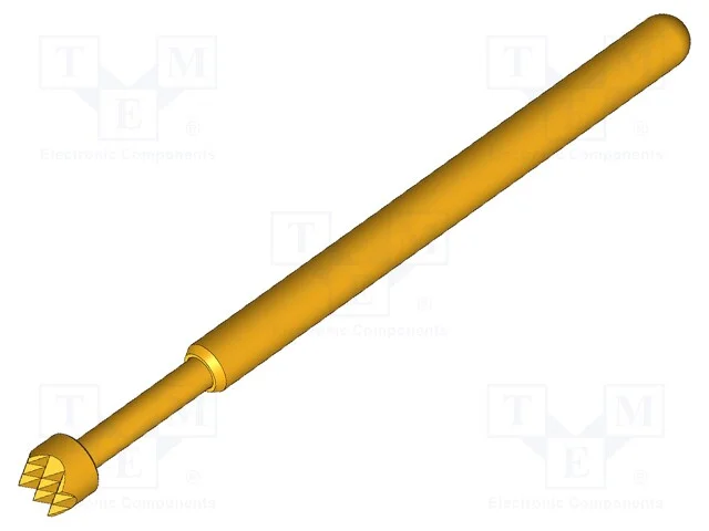 Agulha para teste, Flex&atilde;o das molas de trabalho: .
