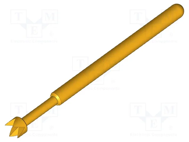 Agulha para teste, Flex&atilde;o das molas de trabalho: .