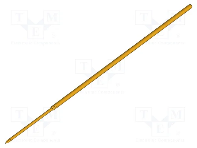 Agulha para teste, Flex&atilde;o das molas de trabalho: .