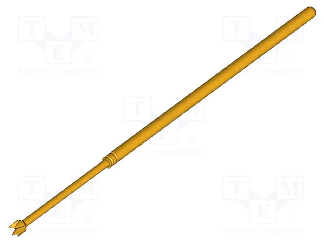 Agulha para teste, Flex&atilde;o das molas de trabalho: .