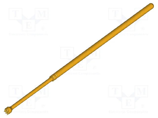 Agulha para teste, Flex&atilde;o das molas de trabalho: .
