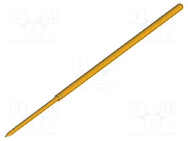 Agulha para teste, Flex&atilde;o das molas de trabalho: .