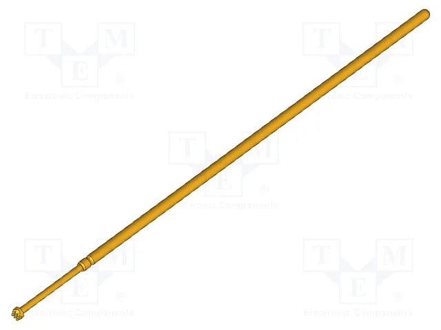 Agulha para teste, Flex&atilde;o das molas de trabalho: .