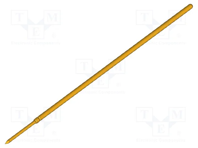 Agulha para teste, Flex&atilde;o das molas de trabalho: .