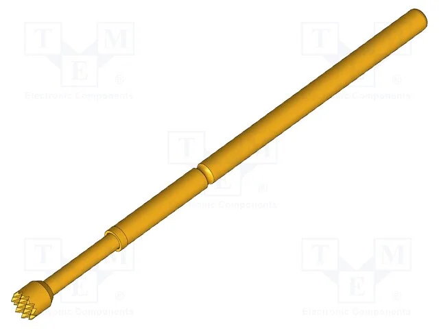 Agulha para teste, Flex&atilde;o das molas de trabalho: .