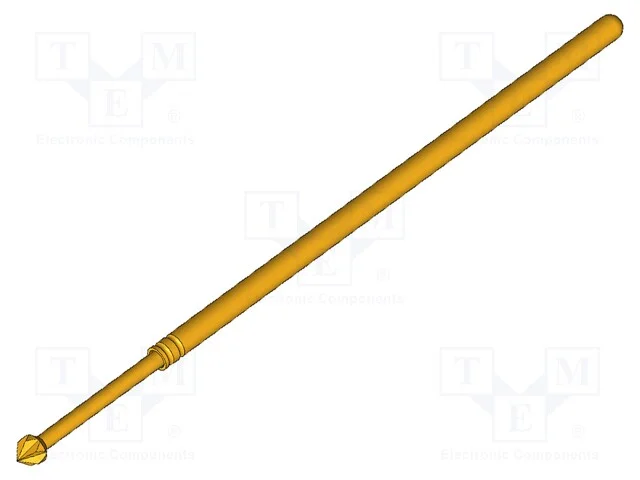 Agulha para teste, Flex&atilde;o das molas de trabalho: .