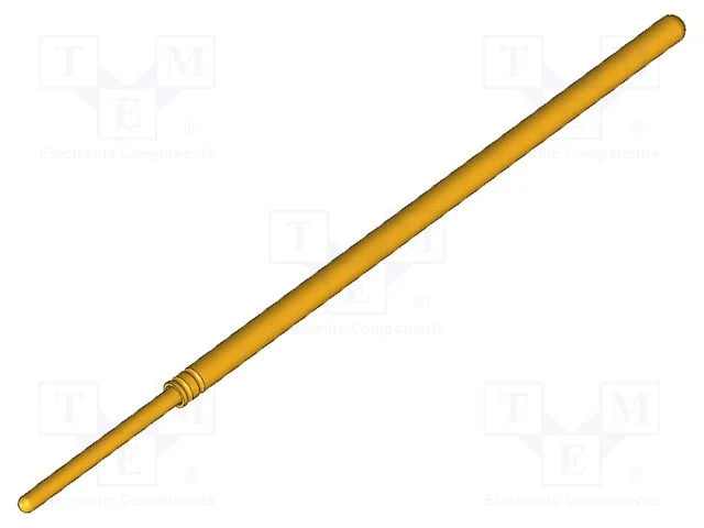 Agulha para teste, Flex&atilde;o das molas de trabalho: .
