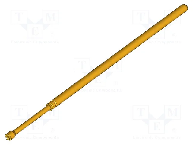 Agulha para teste, Flex&atilde;o das molas de trabalho: .