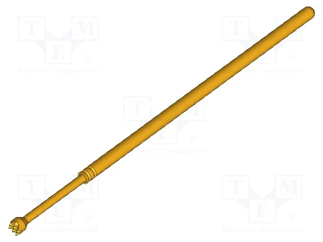 Agulha para teste, Flex&atilde;o das molas de trabalho: .