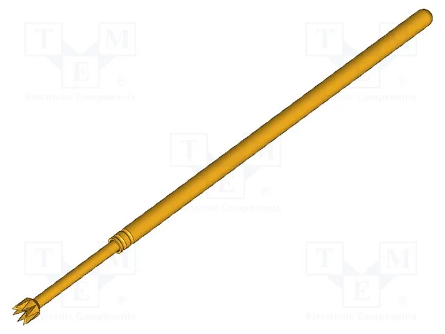 Agulha para teste, Flex&atilde;o das molas de trabalho: .