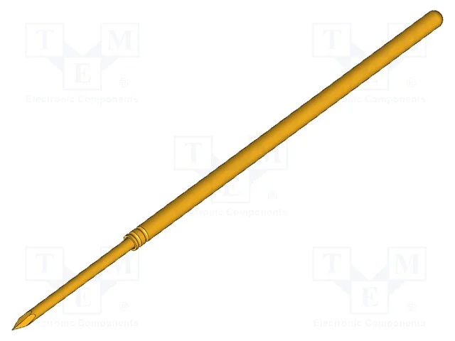 Agulha para teste, Flex&atilde;o das molas de trabalho: .