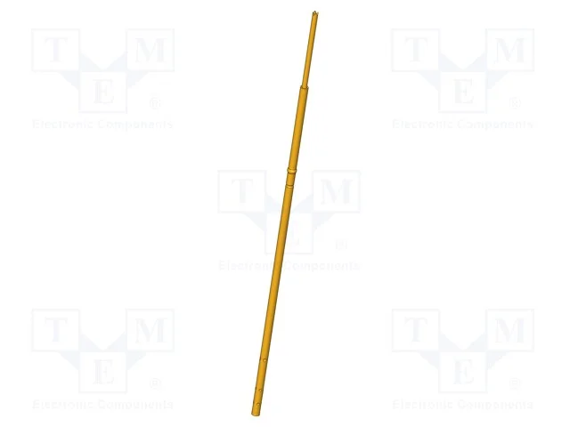 Agulha para teste, Flex&atilde;o das molas de trabalho: .