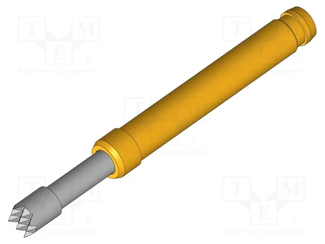 Agulha para teste, Flex&atilde;o das molas de trabalho: .