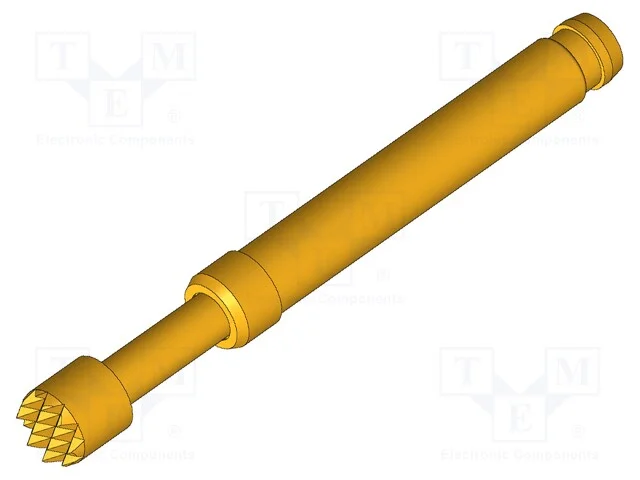 Agulha para teste, Flex&atilde;o das molas de trabalho: .