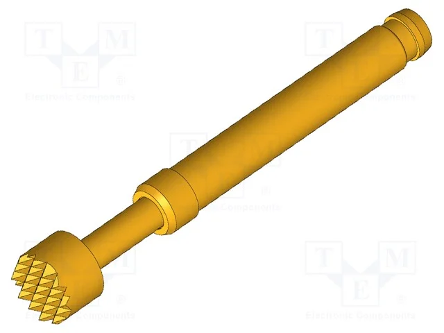 Agulha para teste, Flex&atilde;o das molas de trabalho: .