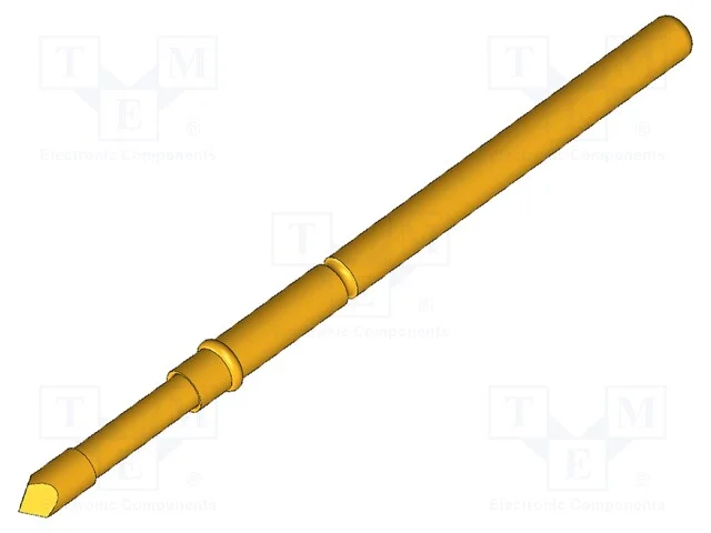 Agulha para teste, Flex&atilde;o das molas de trabalho: .