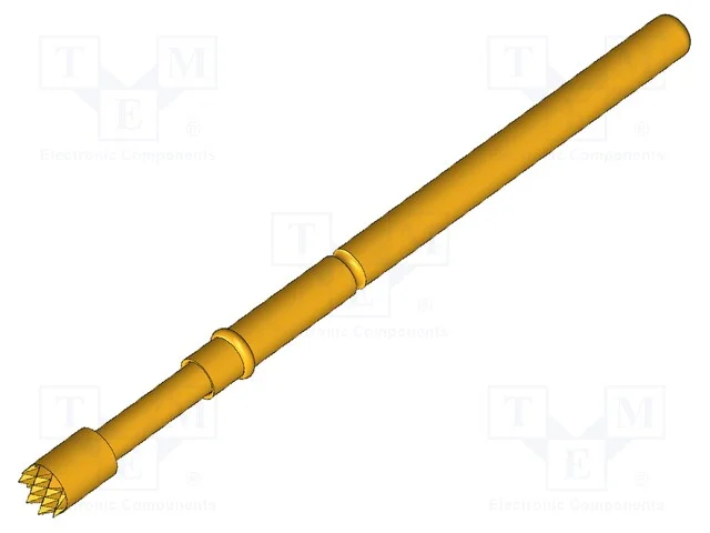 Agulha para teste, Flex&atilde;o das molas de trabalho: .