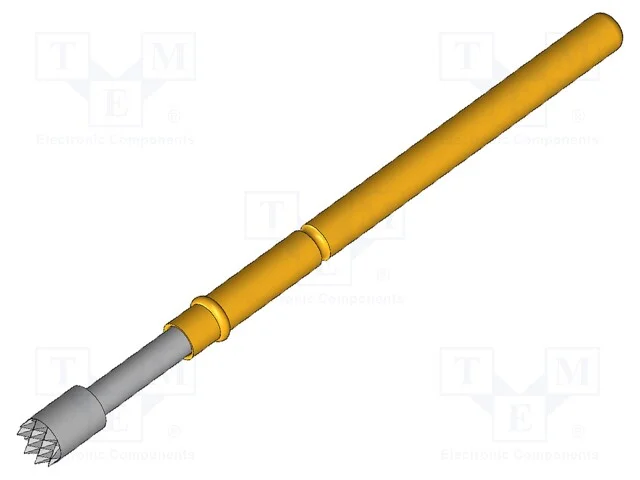 Agulha para teste, Flex&atilde;o das molas de trabalho: .