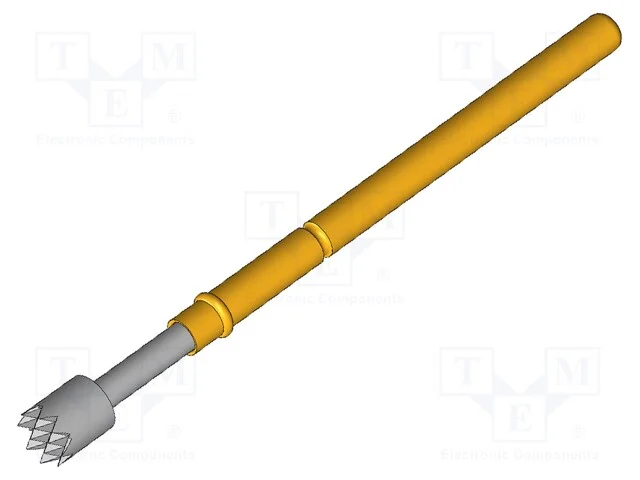 Agulha para teste, Flex&atilde;o das molas de trabalho: .