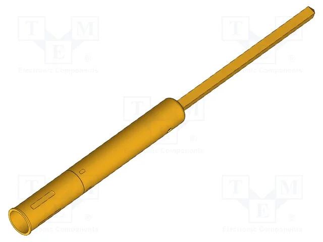 Tomada da Agulha para Teste, Cobertura do Contacto: Dourado