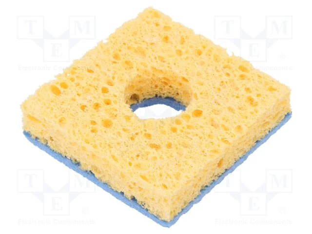 Esponja para limpar as pontas, &agrave; esta&ccedil;&atilde;o de solda.