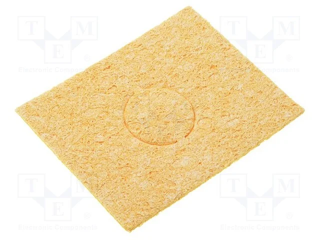 Esponja para limpar as pontas, &agrave; esta&ccedil;&atilde;o de solda.