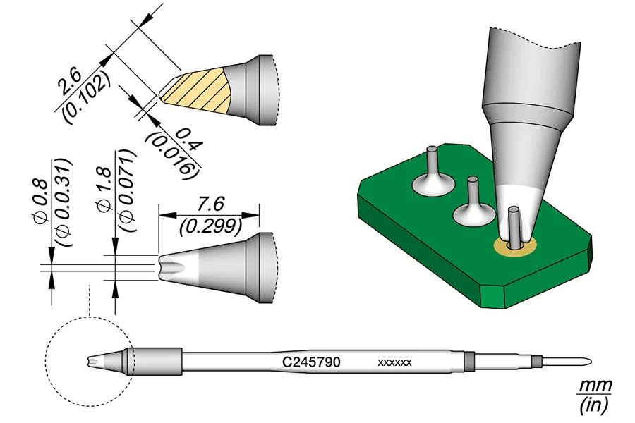 Barrel Cartridge &Oslash; 0.8