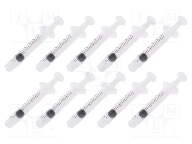 Seringa, 3ml, Transparente, Luer Lock, Polipropileno, 10unid.