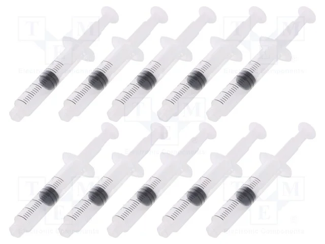 Seringa, 5ml, Transparente, Luer Lock, Polipropileno, 10unid.