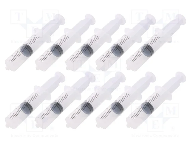 Seringa, 60ml, Transparente, Luer Lock, Polipropileno, 10unid.