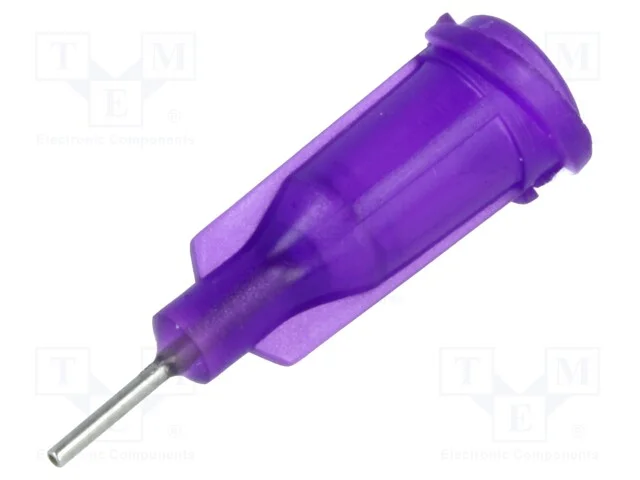 Agulha: em A&ccedil;o, 0,25, Tamanho: 21, Reta, 0,51mm, Carca&ccedil;a: Roxo