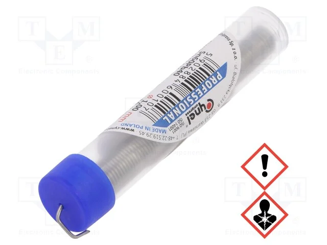 Arame de Solda, Sn60pb40, 1mm, 10g, com Chumbo, Frasco, 190c, 2,5%