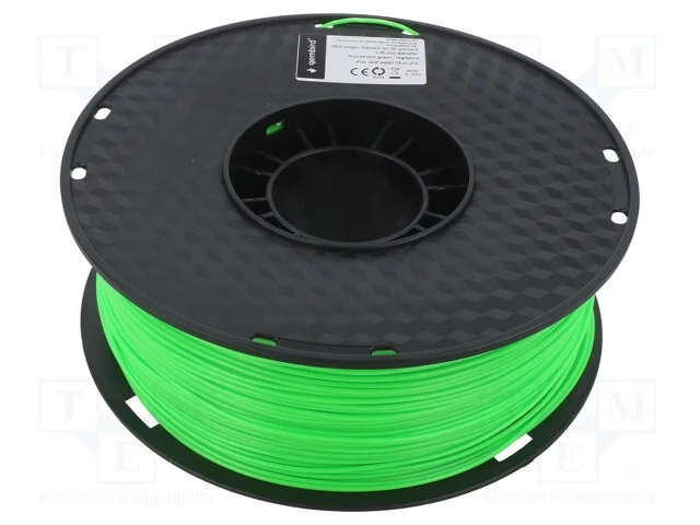 Filament: Abs, 1.75mm, Bright Green, 225&divide;245c, 1kg