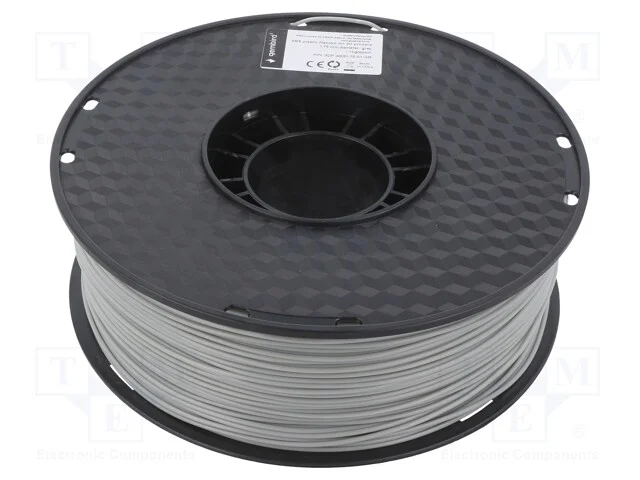 Filamento: Abs, 1,75mm, Cinzenta, 225&divide;245c, 1kg