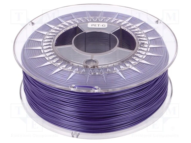 Filamento: PET-G, : 1,75mm, roxo, 220&divide;250C, 1kg