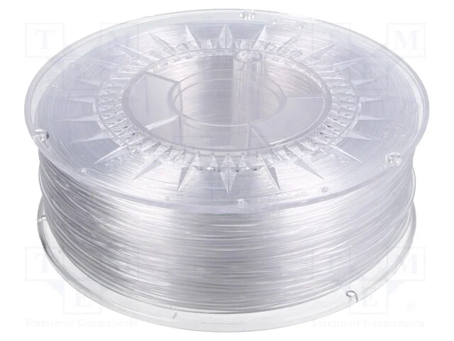 Filamento: Pet-G, : 1,75mm, Transparente, 220&divide;250c, 1kg