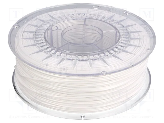 Filamento: Pet-G, : 1,75mm, Branca, 220&divide;250c, 1kg