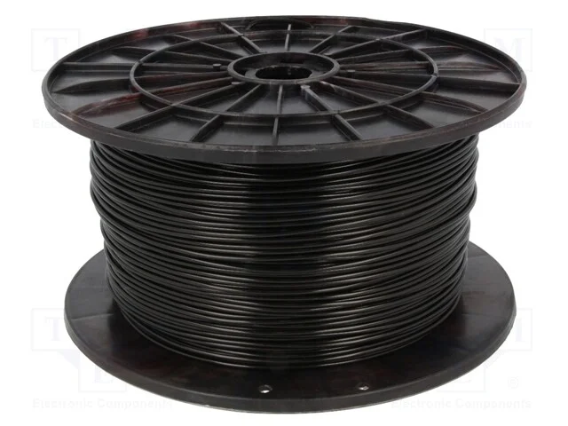 Filamento: Pla, : 1,75mm, Preta, 200&divide;235c, 1kg