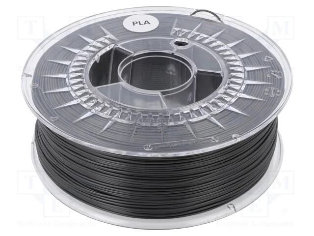 Filamento: Pla, : 1,75mm, Cinzento Escuro, 200&divide;235c, 1kg