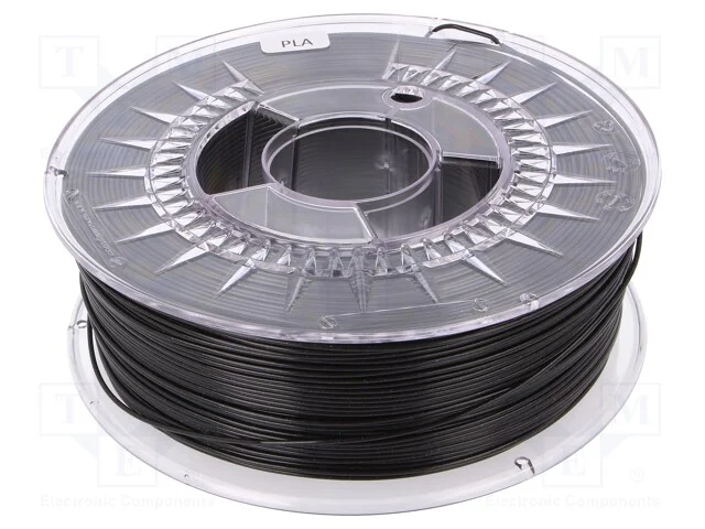 Filamento: Pla, : 1,75mm, Preta,Meio Transparente, 200&divide;235c, 1kg
