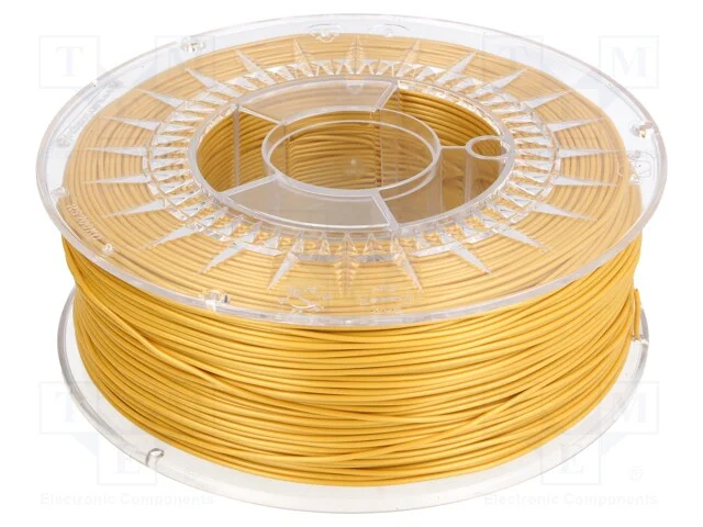 Filamento: PLA, : 1,75mm, dourado, 200&divide;235C, 1kg