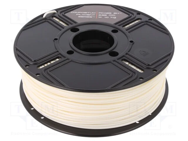 Filamento: Pcabs Eh, 2,85mm, Marfim, 1kg, 110c