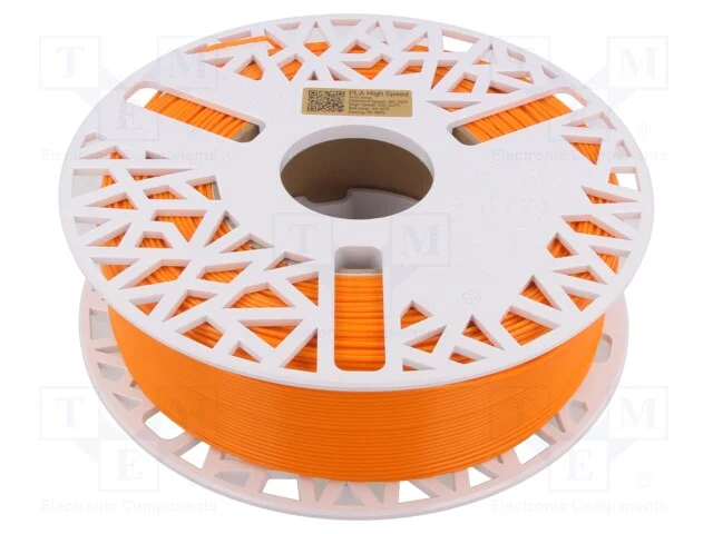 Filamento: Pla High Speed, 1,75mm, Laranja, 1kg